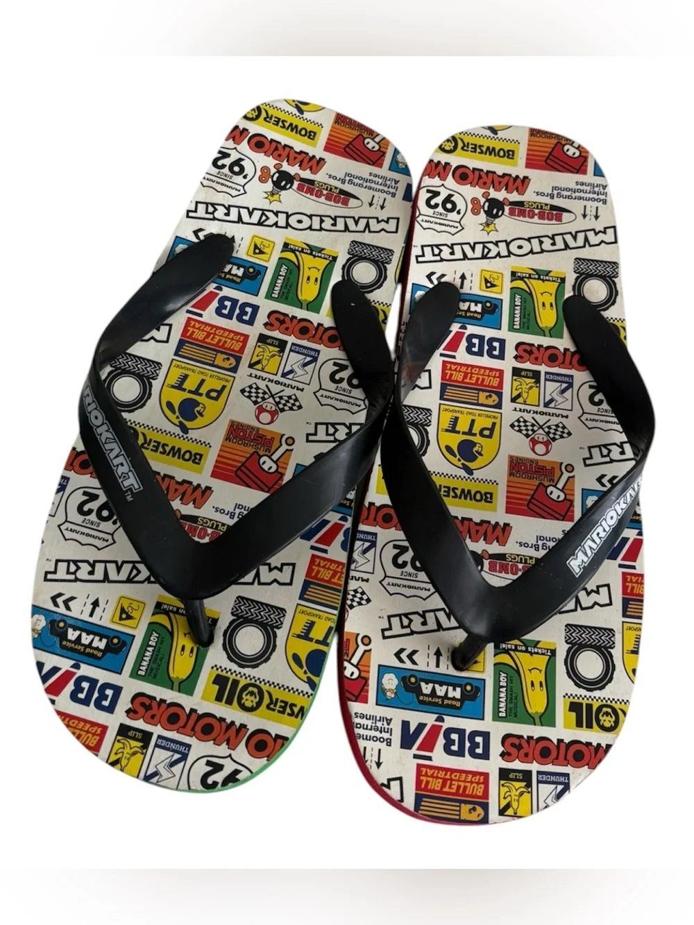 Boys' Graphic Flip Flops in Multicolor